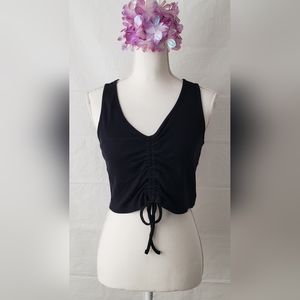 DERECK HEART Tank Top with Ruching